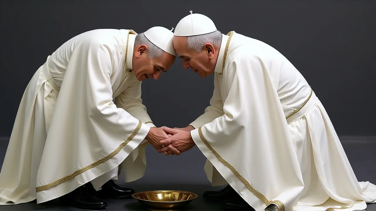 Papa Leão XIV prega amor e serviço na Missa da Ceia do Senhor